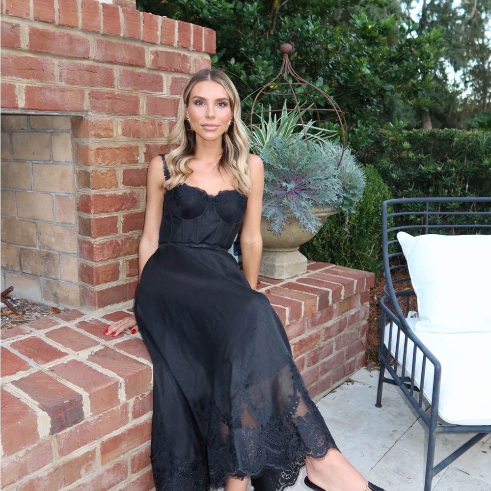 Zimmerman Elegant Black Lace Dress
